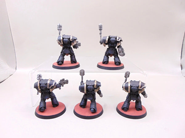 Cataphractii Terminators with Volkite Chargers and Power Mauls