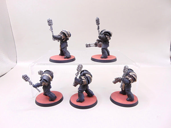 Cataphractii Terminators with Volkite Chargers and Power Mauls