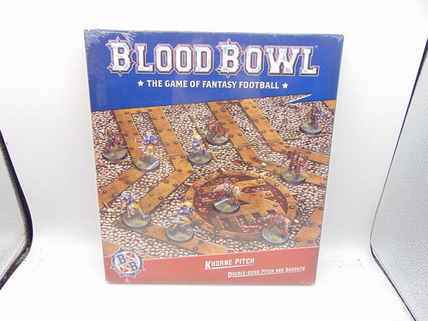 Blood Bowl Khorne Pitch  Double sided Pitch and Dugouts Set