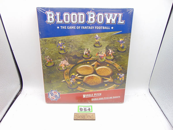 Blood Bowl Nurgle Pitch  Double sided Pitch and Dugouts Set