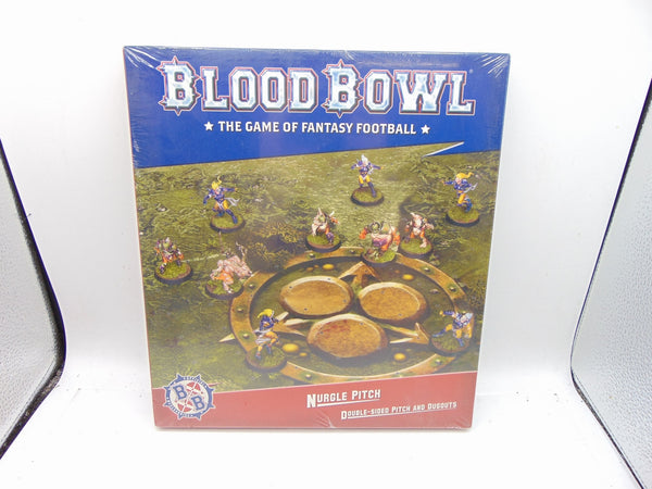 Blood Bowl Nurgle Pitch  Double sided Pitch and Dugouts Set