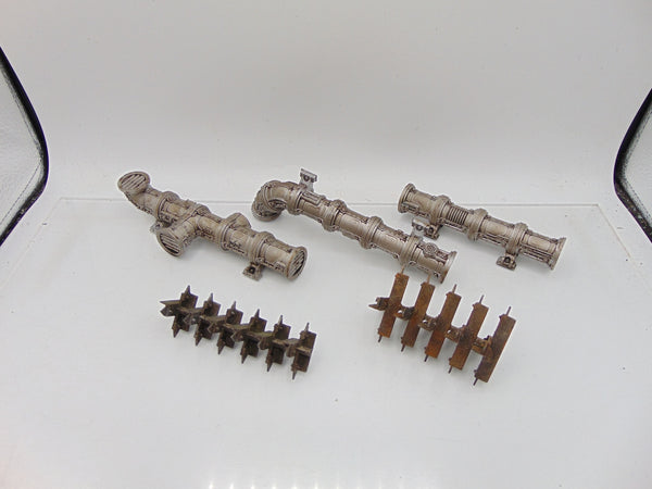 Promethium Relay Pipes and Tank Traps
