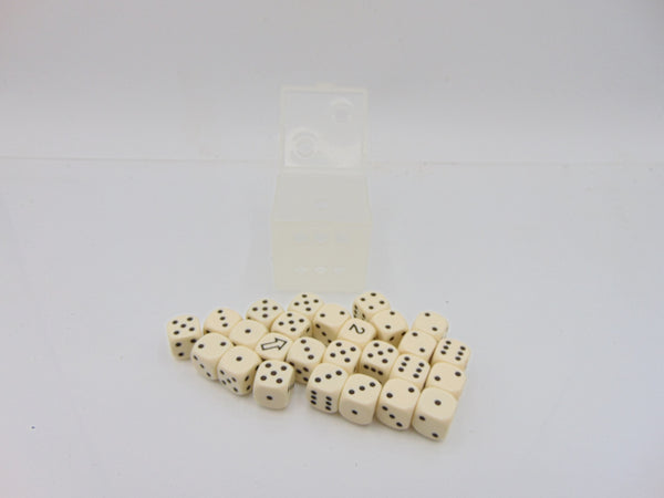 Cream D6 Dice Cube