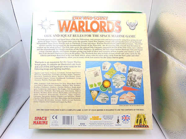 Ork and Squat Warlords