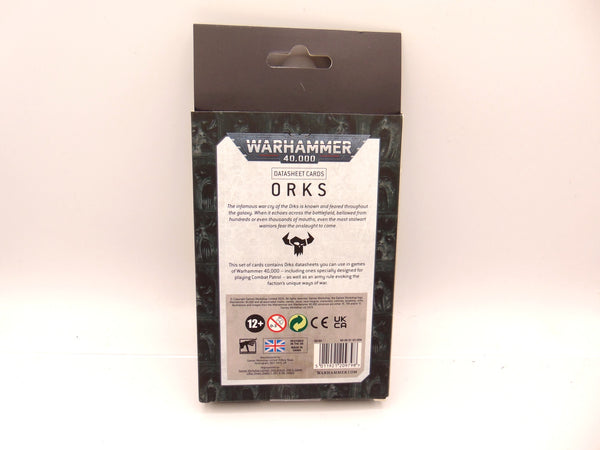 Datasheet Cards: Orks 10th Edition