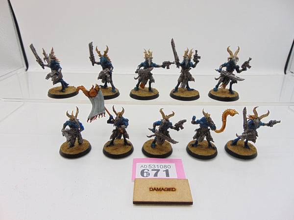 Tzaangor with Chainswords