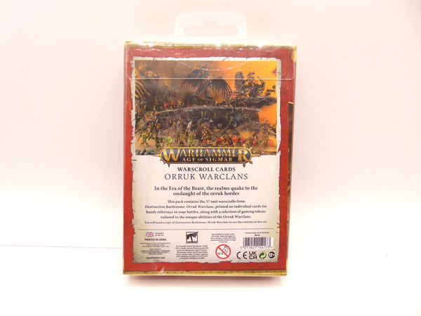 Warscroll Cards: Orruk Warclans 3rd Edition