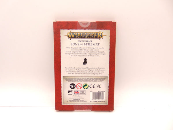 Faction Pack: Sons of Behemat 4th Edition