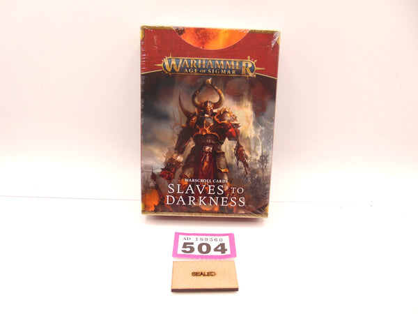 Warscroll Cards: Slaves to Darkness 3rd Edition