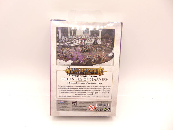Warscroll Cards: Hedonites of Slaanesh 3rd Edition