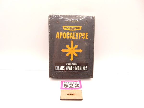Warhammer Apocalypse Datasheet Cards: Chaos Space Marines