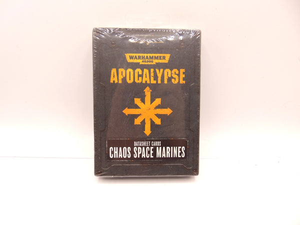 Warhammer Apocalypse Datasheet Cards: Chaos Space Marines