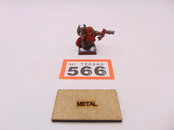 Dwarf Lord with Pistol and Axe