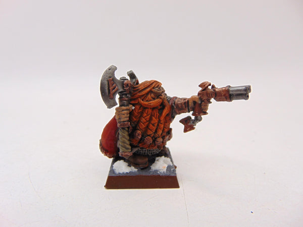 Dwarf Lord with Pistol and Axe