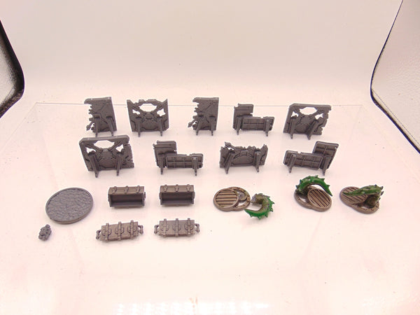 Necromunda Barricades and Objectives