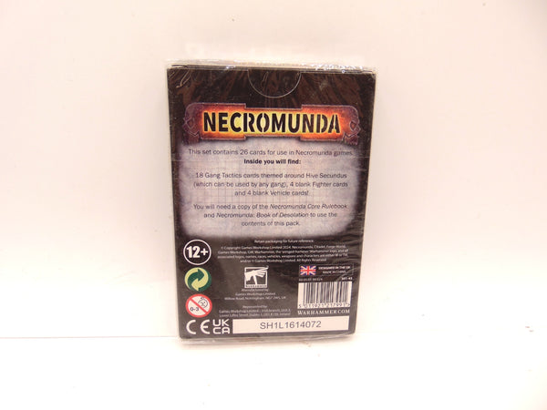 Necromunda: Hive Secundus Gang Tactics Cards