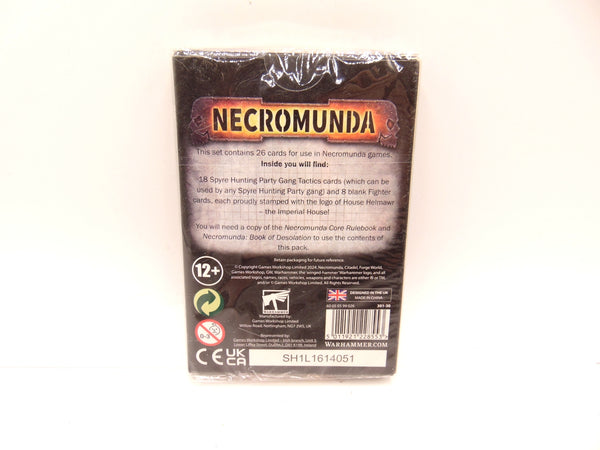 Necromunda: Spyre Hunting Party Gang Tactics Cards