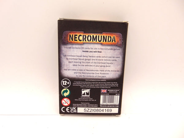 Necromunda: Halls of the Ancients Gang Tactics Cards