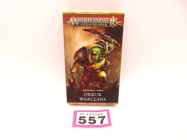 Warscroll Cards: Orruk Warclans 4th Edition