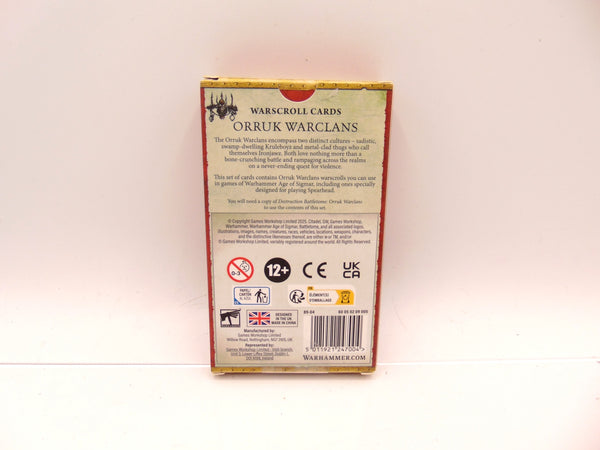 Warscroll Cards: Orruk Warclans 4th Edition