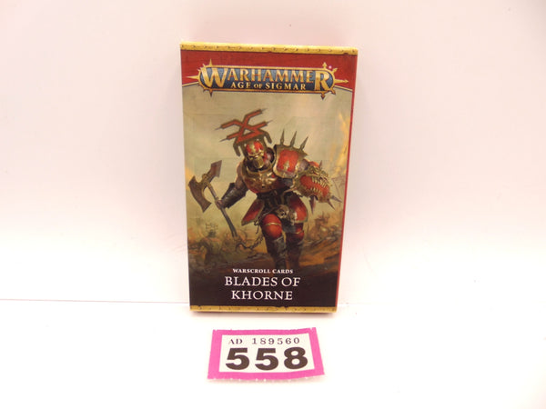 Warscroll Cards: Blades of Khorne 4th Edition