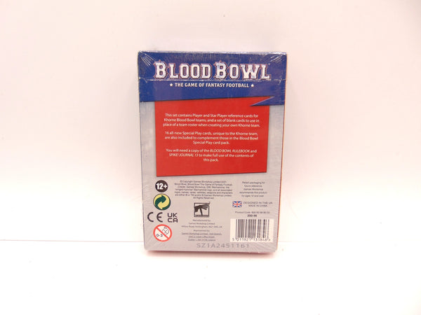 Blood Bowl Team Card Pack: Khorne Team