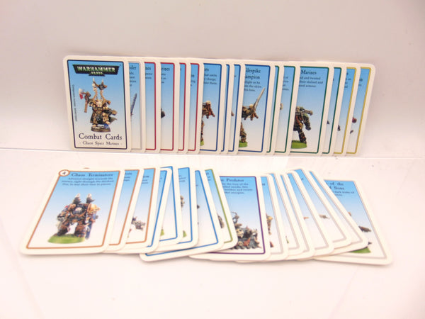 Warhammer 40,000 Combat Cards Chaos Space Marines