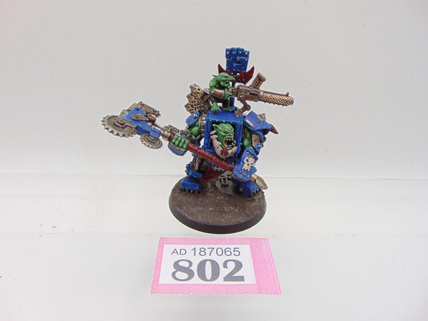 Ork Warboss in Mega Armour