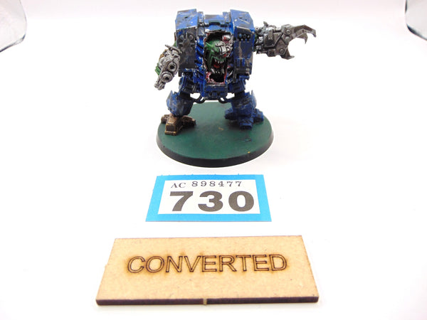Ork Warboss in Mega Armour Conversion