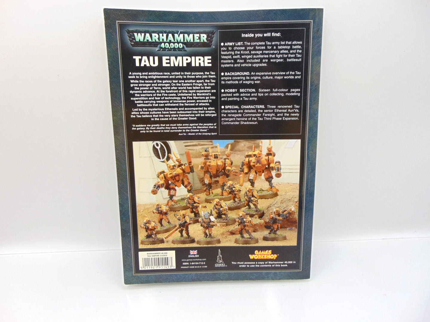 Tau Empire Codex 40K 4th Edition – The Troll Trader