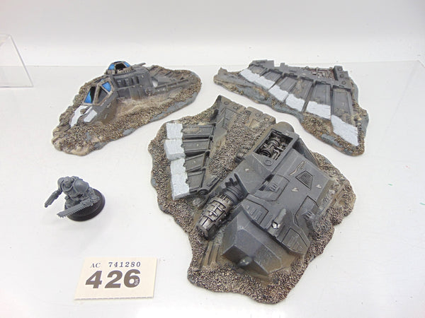 Crashed Aquila Scenery Parts