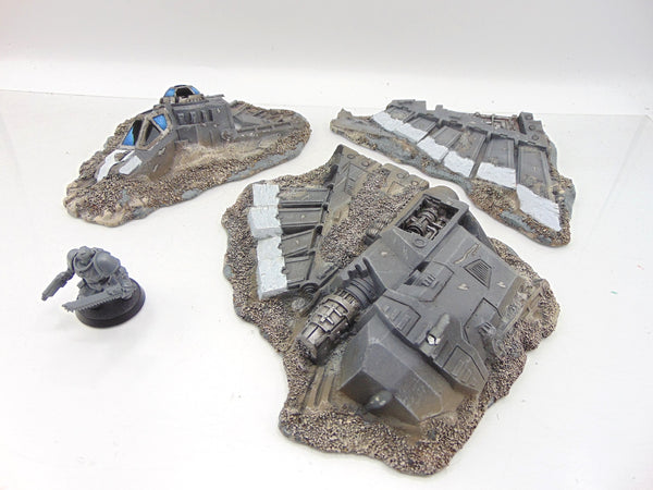 Crashed Aquila Scenery Parts