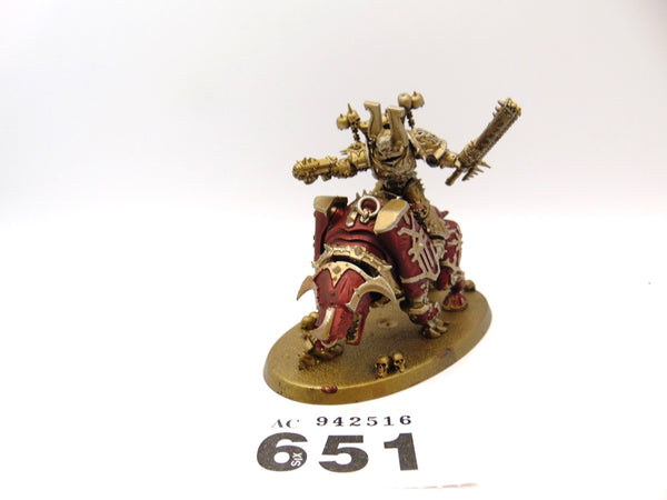 World Eaters Chaos Lord on Juggernaut