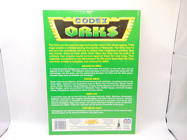 2nd Edition - Codex Orks