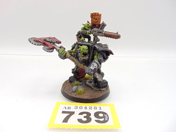 Ork Warboss in Mega Armour
