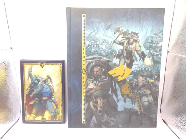 Limited Edition Codex Supplement and Cards Space Wolves 40K 10th Edition