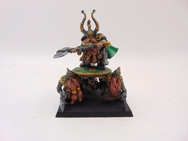 Dwarf Lord with Shieldbearers