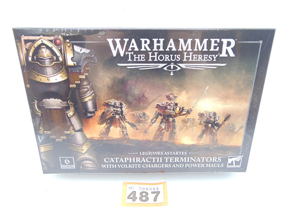 Cataphractii Terminators with Volkite Chargers and Power Mauls