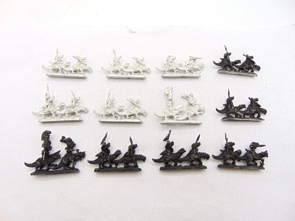 Warmaster Lizardmen Cold One Riders