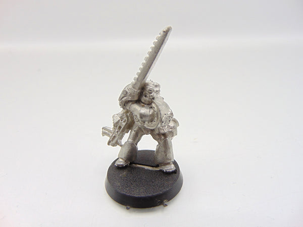 Space Marine with Chain Swords and Bolter