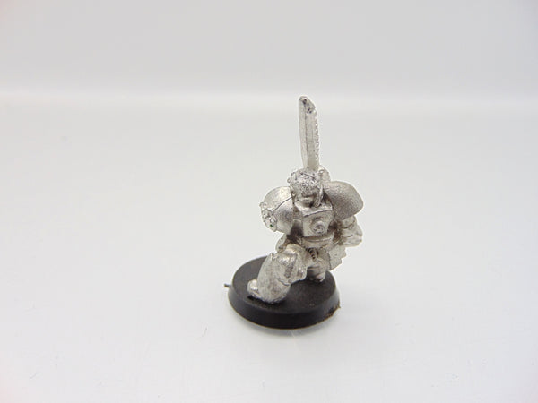 Space Marine with Chain Swords and Bolter