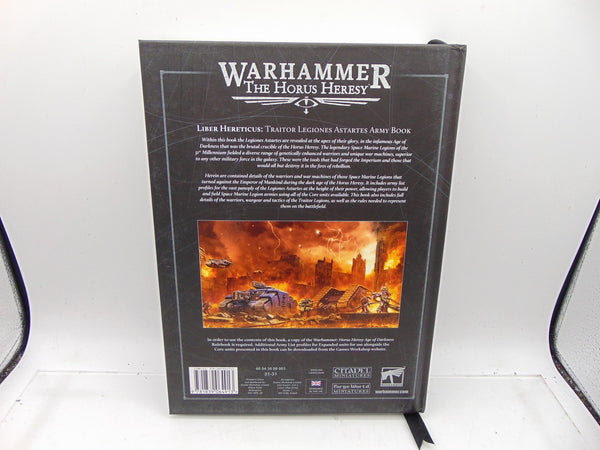 The Horus Heresy Traitor Legions Astartes Army Book Liber Hereticus