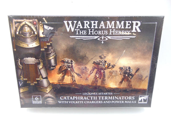 Cataphractii Terminators with Volkite Chargers and Power Mauls