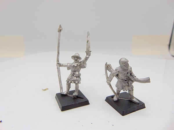 Bretonnian Bowmen Command Musician and Standard