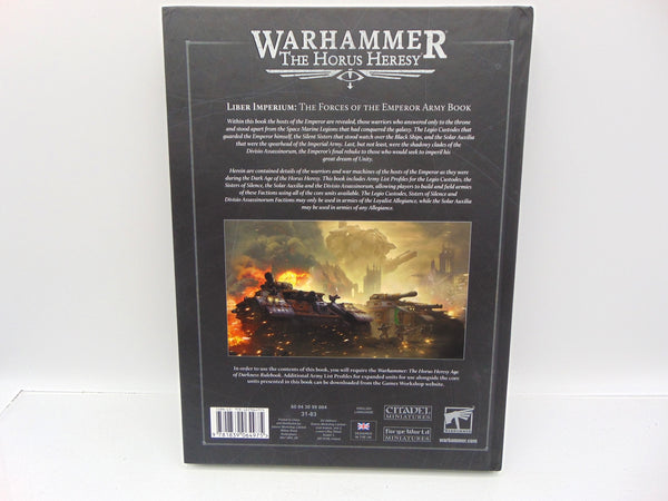 Liber Imperium – The Forces of The Emperor Army Book