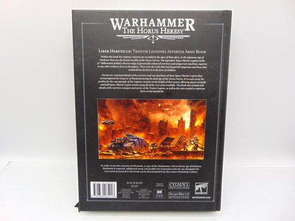 The Horus Heresy Liber Hereticus Traitor Legions Astartes Army Book
