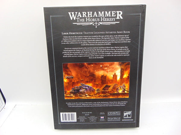 The Horus Heresy Liber Hereticus Traitor Legions Astartes Army Book