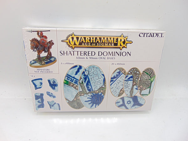 SHATTERED DOMINION 60mm & 90mm OVAL BASES