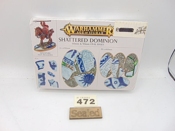 SHATTERED DOMINION 60mm & 90mm OVAL BASES