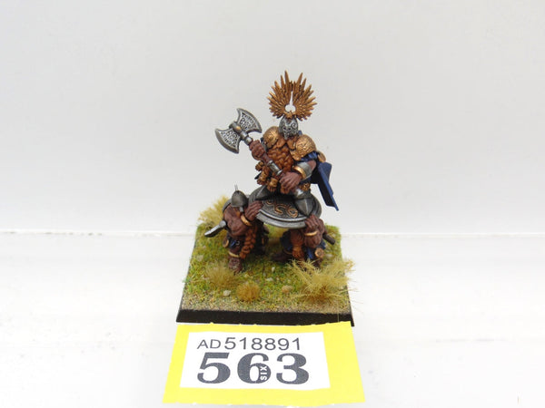 Dwarf Lord on Shieldbearers / Thangrim Firebeard from Karag Dum